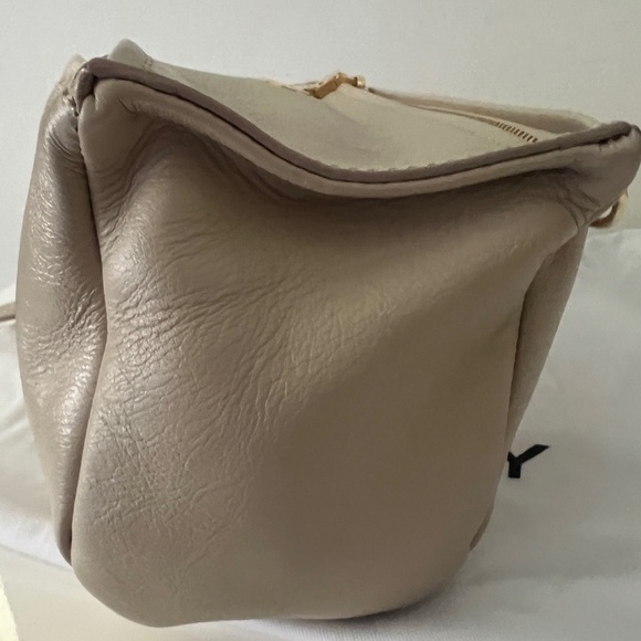 GIVENCHY Sugar Goatskin Leather Mini Pandora Crossbody Bag Handbag, Beige - Picture 8 of 14